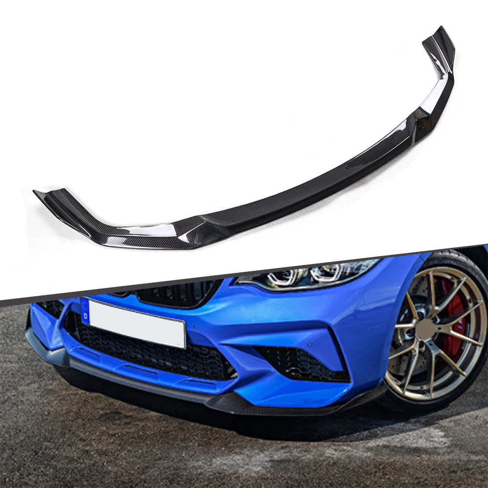 Durable Popular CS Style Body Kit Carbon Fiber Front Bumper Lip Splitter For M2 F87 Competitive 2016-2021