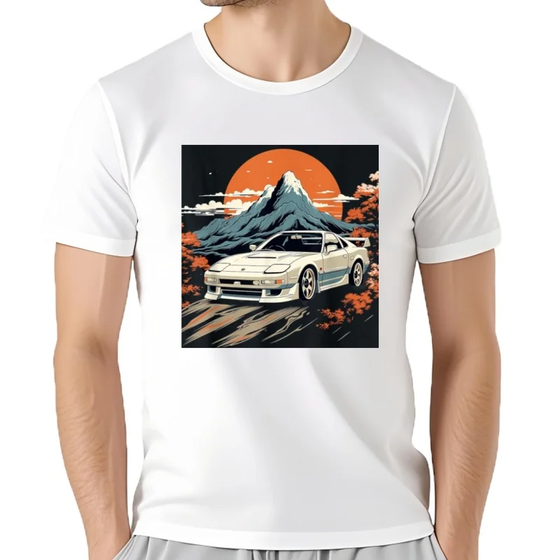 coche japonés Retro coche de carreras deriva leyenda Tuning estilo Unisex impreso mujerhombrropa camisetas g