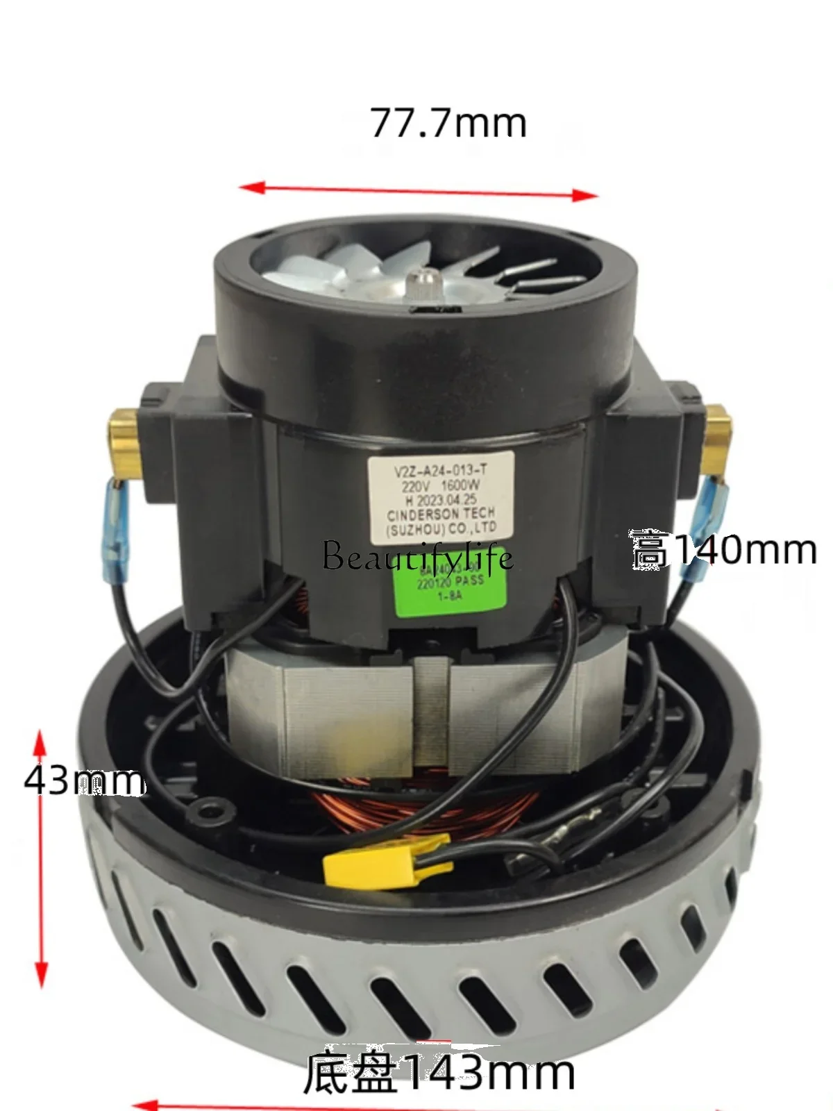 V2Z-A24 1600W vacuum cleaner motor Geno vacuum cleaner motor