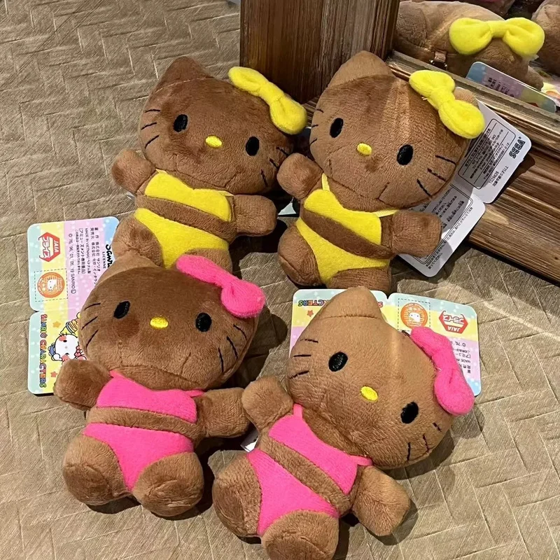 Bikini Black Skin Kt Cat Stuffed Doll Plush Key Chain Backpack Pendant Charming And Fashionable Accessory Decoration Gift
