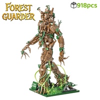 Creative Magic Movie Forest Mumen Enter Model Building Block Set Expert LOTR Ideas Decor Bricks MOC Assembly Toys For Kids Gifts