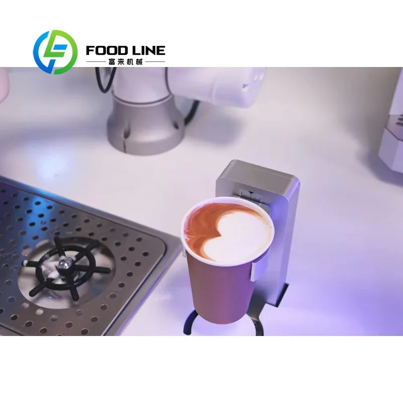 Op maat gemaakte Latte Art koffiebar automaat, rechtstreeks uit de fabriek, gemaakt in China voor commerciële catering