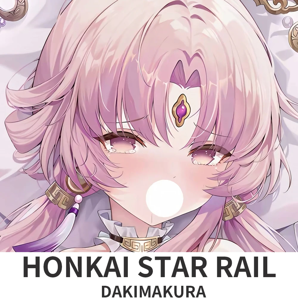 Dakimakura Hugging Body Pillow Case Japanese Anime Honkail Star Rail Fu Xuan Otaku Pillow Cover Bedding Gifts