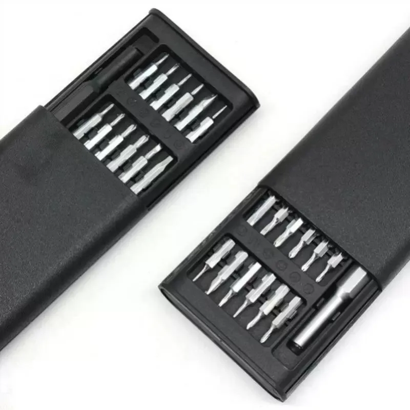 25 in 1 mini screwdriver set,flat head and cross shaped small screwdrivers, suitable for electronic products Disassembly Tool