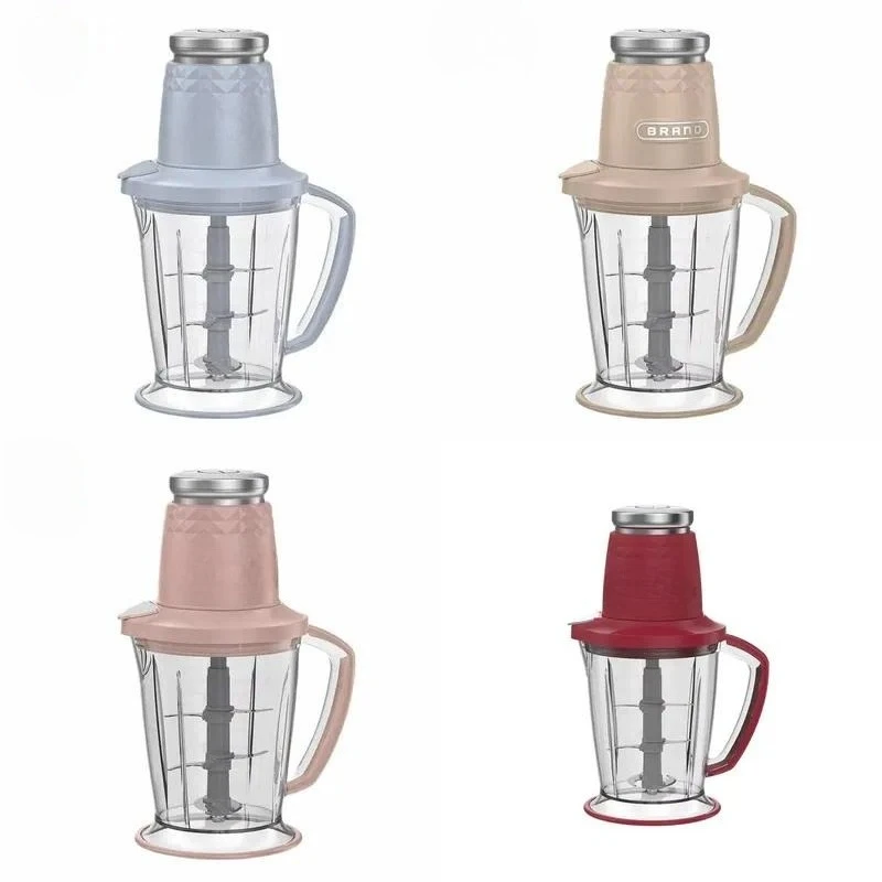 500W Electric Meat Grinder 2.0L Household Food Processor Adjustable Speed Multifunctional Sausage Maker Kitchen Appliance