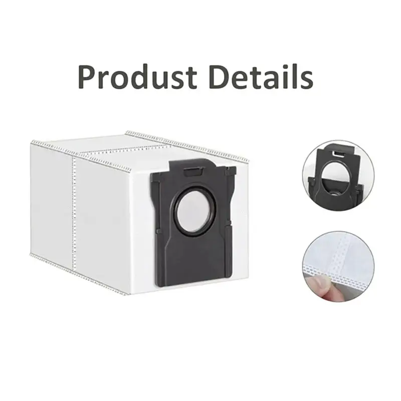 Original Dreame Dust Collection Bag for L10s Pro Ultra/X40 Ultra/X30 Ultra/S20 Ultra/L10s Ultra Gen2/L40 Ultra(3-Pack) - 4