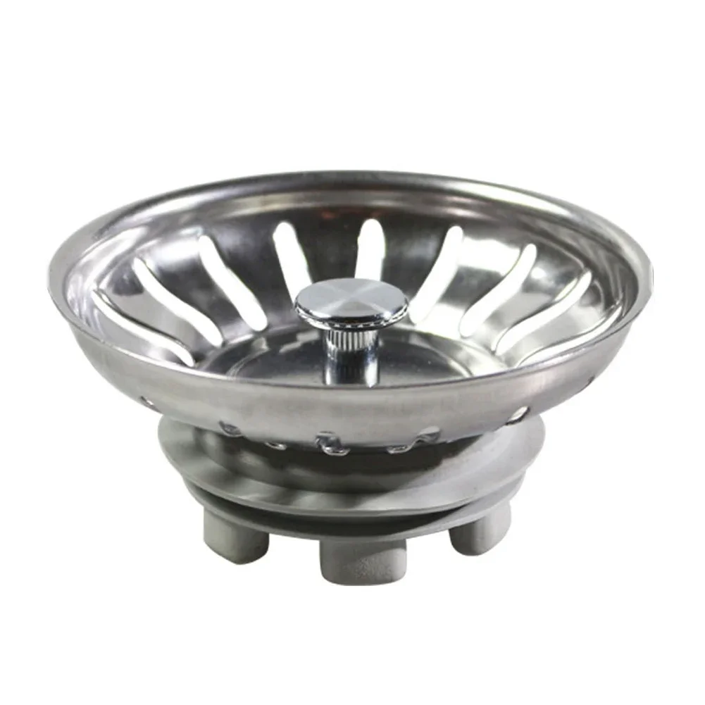 Reliable Stainless Steel Sink Strainer Stopper Smooth Liquid Flow Effortless Cleaning Suitable For Various Drains