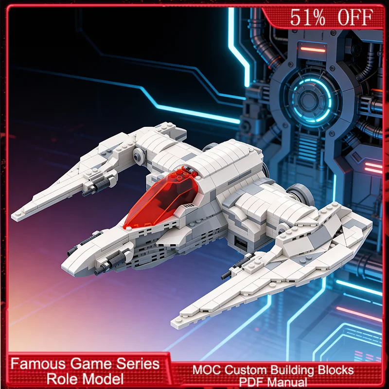 672 قطعة طائرة حربية خيالية علمية، مقاتلة هجومية، مكعبات بناء معيارية قابلة للتخصيص، مكعبات بسيطة، لعبة أطفال يمكنك صنعها بنفسك، هدية عيد الميلاد