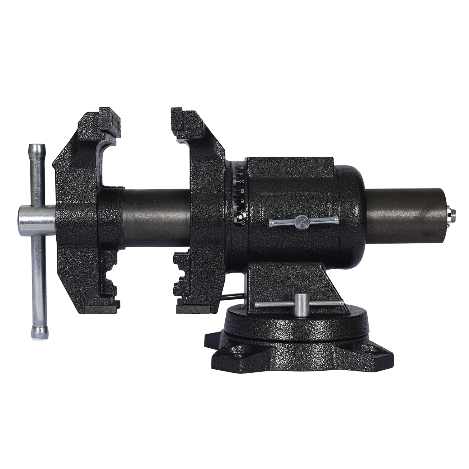 

5" Multi-jaw Rotating Bench Vise ,Multipurpose Vise Bench,360-Degree Rotation Clamp on Vise with Swivel Base and Head ,5inch bla