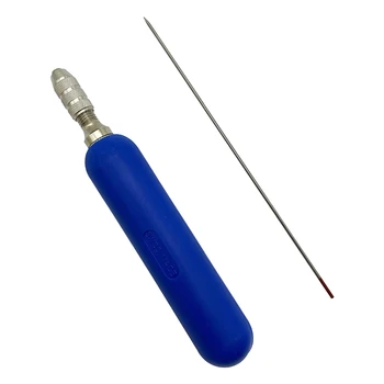 Aguja de soldadura por puntos de joyería con mango, soldador de cobre, oro, plata, accesorios de máquina de soldadura