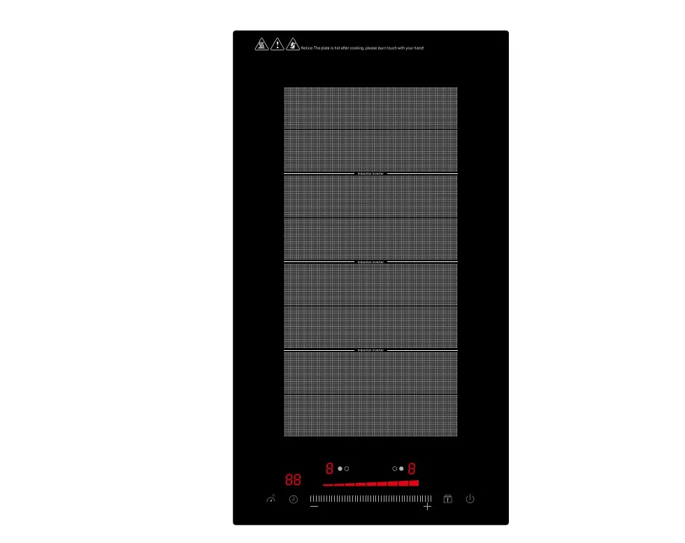 Factory Manufacture Two Cooking Double Zone Electric Induction Domino Hobs Stove Cooktop Kitchen Built in