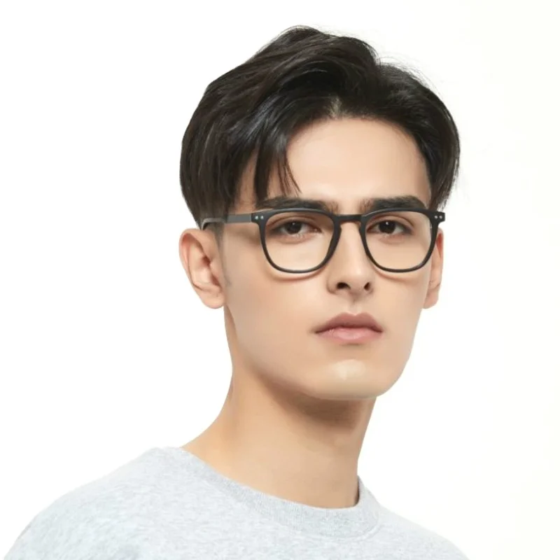 ZENOTTIC Quadratische Lesebrille für Damen und Herren, blaues Licht blockierende Brille, Computerleser mit Federscharnier
