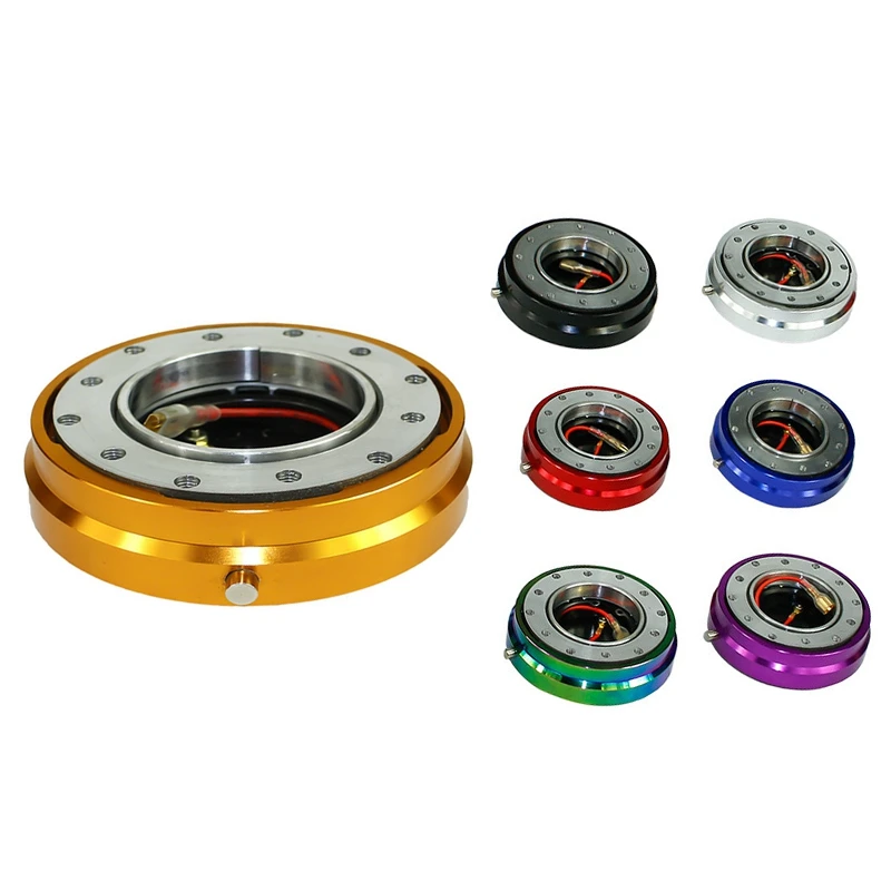 

Excellent-Universal Car Racing Thin Version Steering Wheel Quick Release Kit