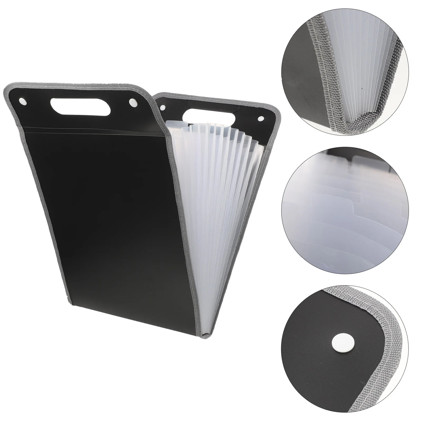 

Large Capacity Accordion Folder Office Organizer Multi Pocket Document Holder Waterproof Storage Pouch Desktop Box Business