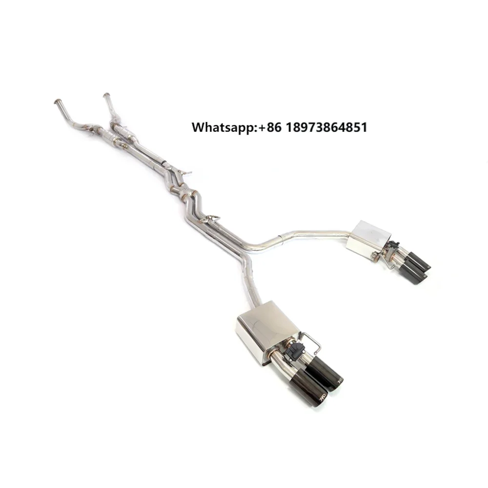 

ING Factory Direct Sales Stainless Steel Catback for S6 S7 S8 C7 4.0T Exhaust High-pitched Voice Valve Switch