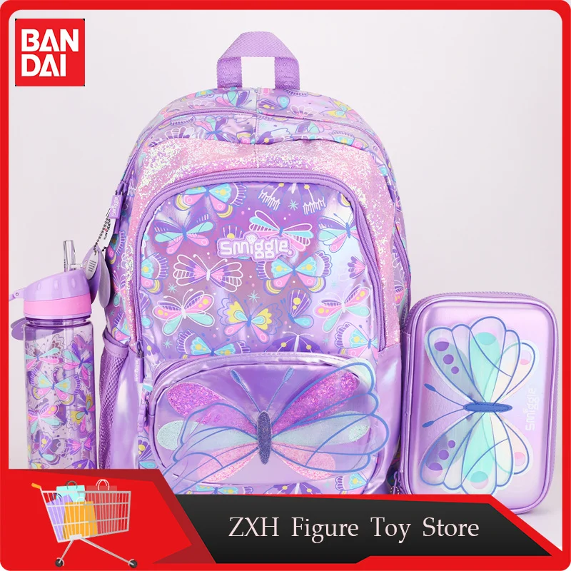 

Genuine Australia Smiggle Schoolbag Australian Primary School Students Shoulder Lightening Light Backpack Girl Cute Backpack Cup