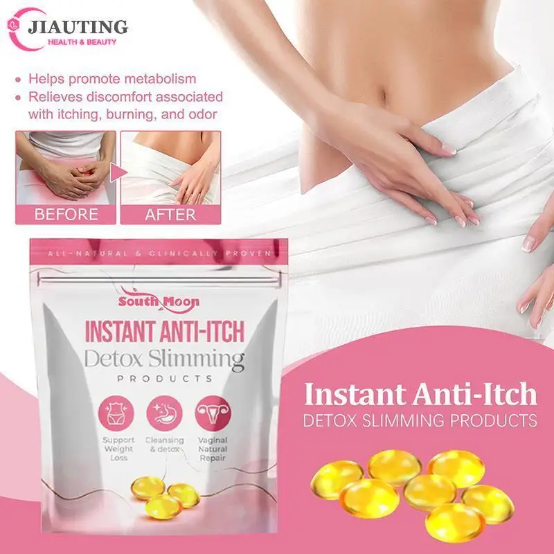 Vaginal Detoxification Slimming Capsule Vagina Shrinking Feminine Reduce Weight Fat Burning Cleaning Anti Itching Toxin Capsule