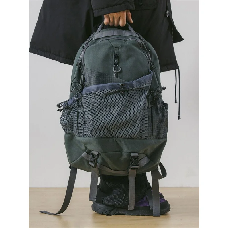 

Рюкзак унисекс для пешего туризма, многофункциональные спортивные сумки на шнурке, мужские нейлоновые дорожные рюкзаки, большая вместительная сумка для книг 2025