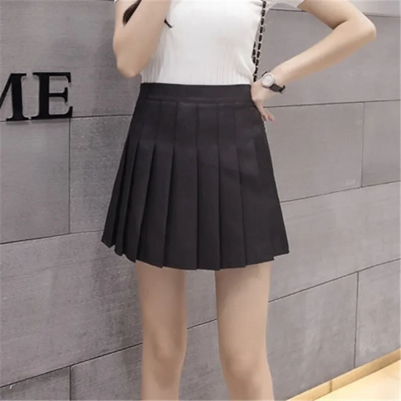 Summer Women Plaid Print Skirt Harajuku New Cute Sweet Girls Dance Mini Skirt 2023 Casual High Waist Student Chic Pleated Skirt