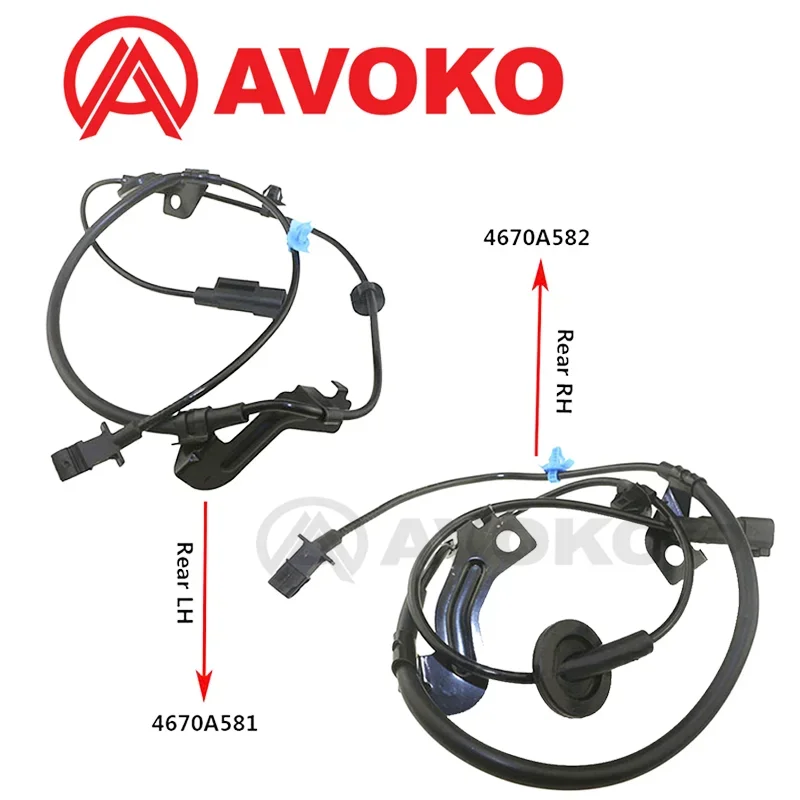 

4670A581 Rear Axle Left/Right ABS Wheel Speed Sensor For Dodge Caliber Patriot Mitsubishi Lancer Outlander 2007-2017 4670A582