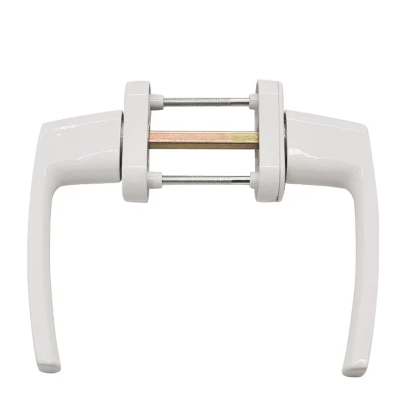 1pcs 60mm thickness Plastic Steel double-sided Door Handle lock sliding push door handle