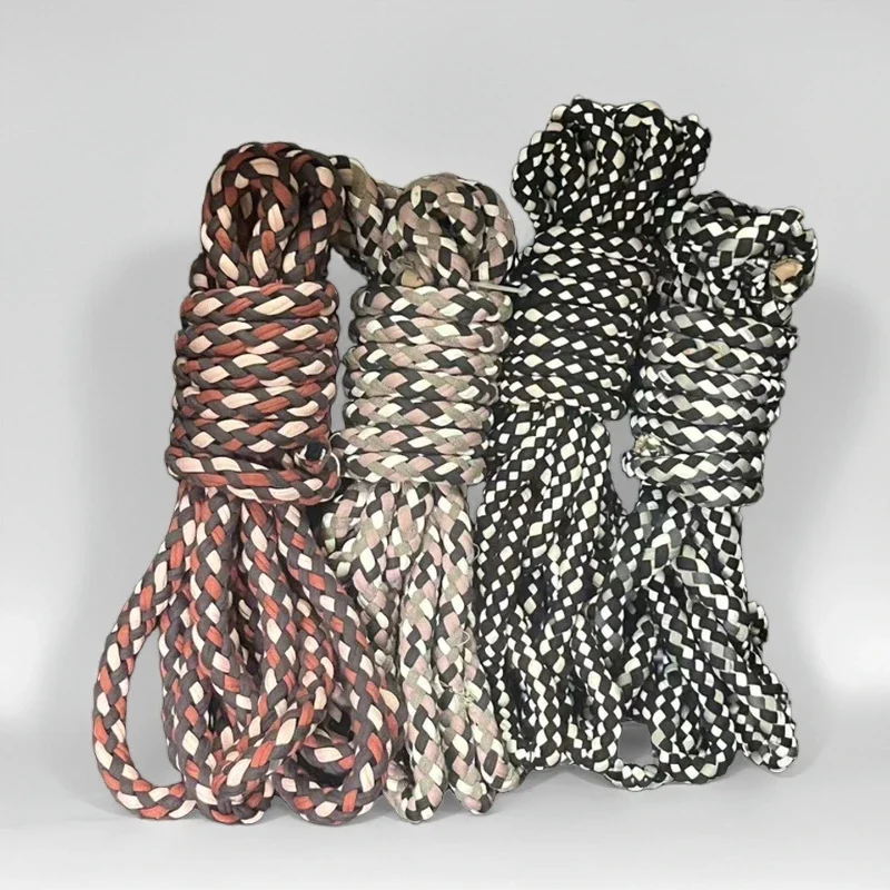 Tali Berbagai Gaya Acak 6m/8m Tali Anyaman Tahan Aus Tali Luar Ruangan untuk Penanganan dan Transportasi Kargo Mobil