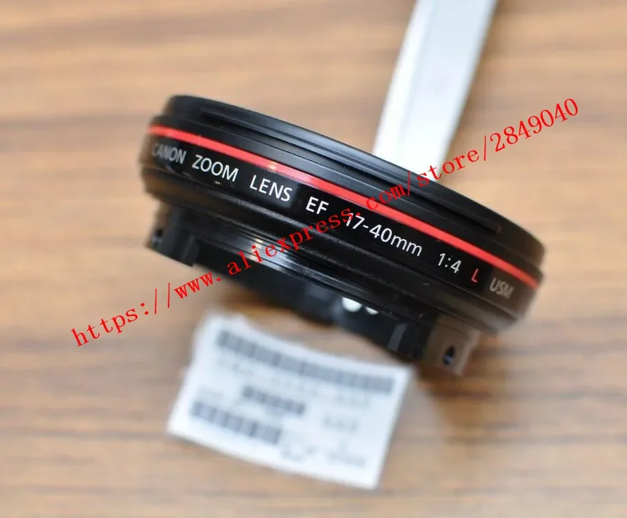 

New Filter UV ring + Red Ring front sleeve cylinder repair parts For Canon EF 17-40 17-40mm f/4L USM lens