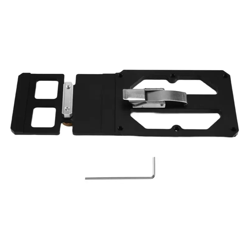 ABLQ مربع دليل السكك الحديدية المدمجة 90 درجة الزاوية اليمنى المسار المنشار السكك الحديدية مع مسار دليل دعم الحافة #3