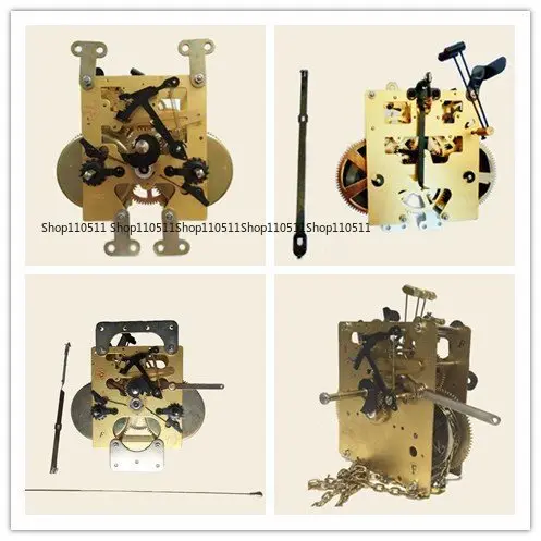 

31 дня, 15 дней, старомодные напольные часы с механическим заводом, настенный стол, все медные аксессуары для механизмов