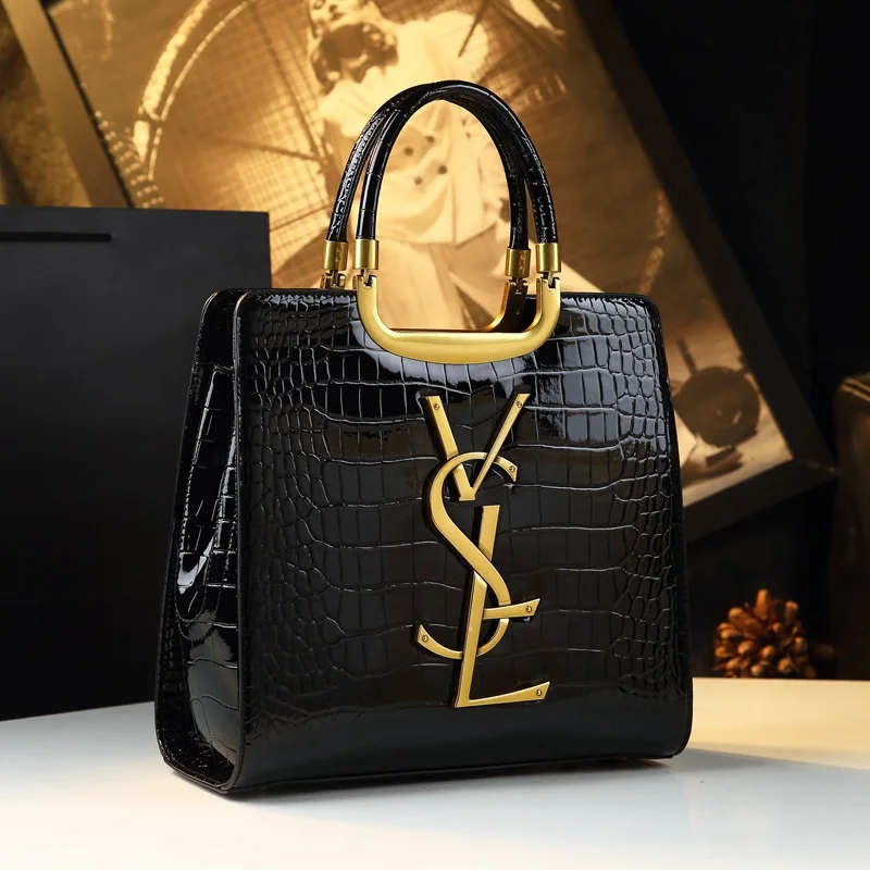 

light luxury handbag new autumn and winter fashion Tote bag women's crocodile print single shoulder crossbodybag