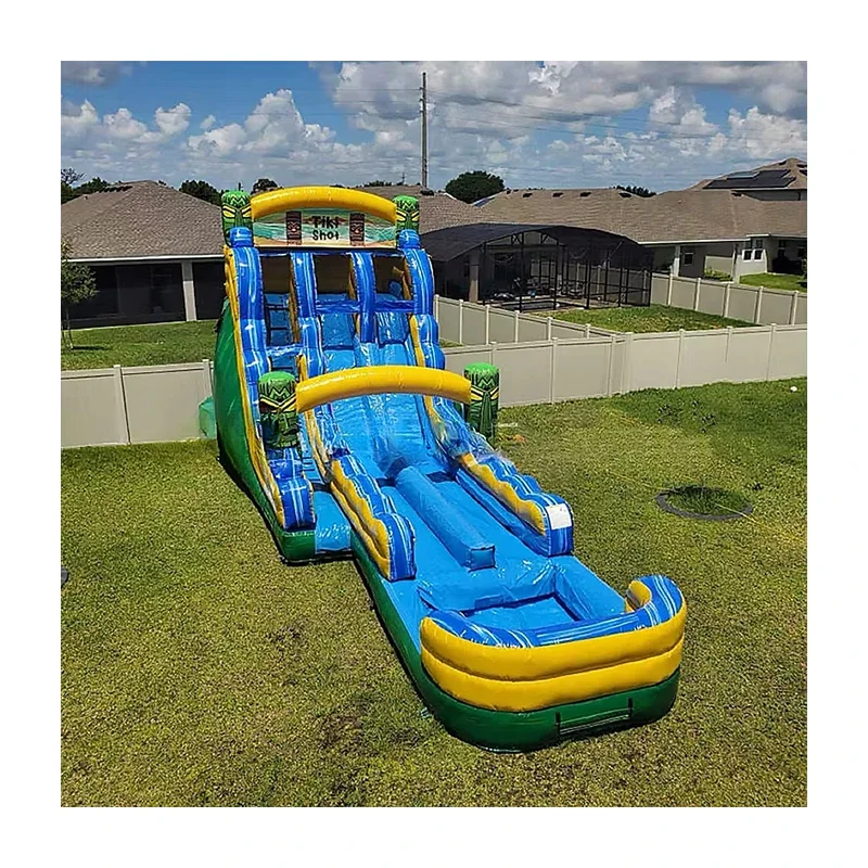 Hot Sale Commercial Use Inflatable Slip and Slide Water Slide Pool Inflatable Slide