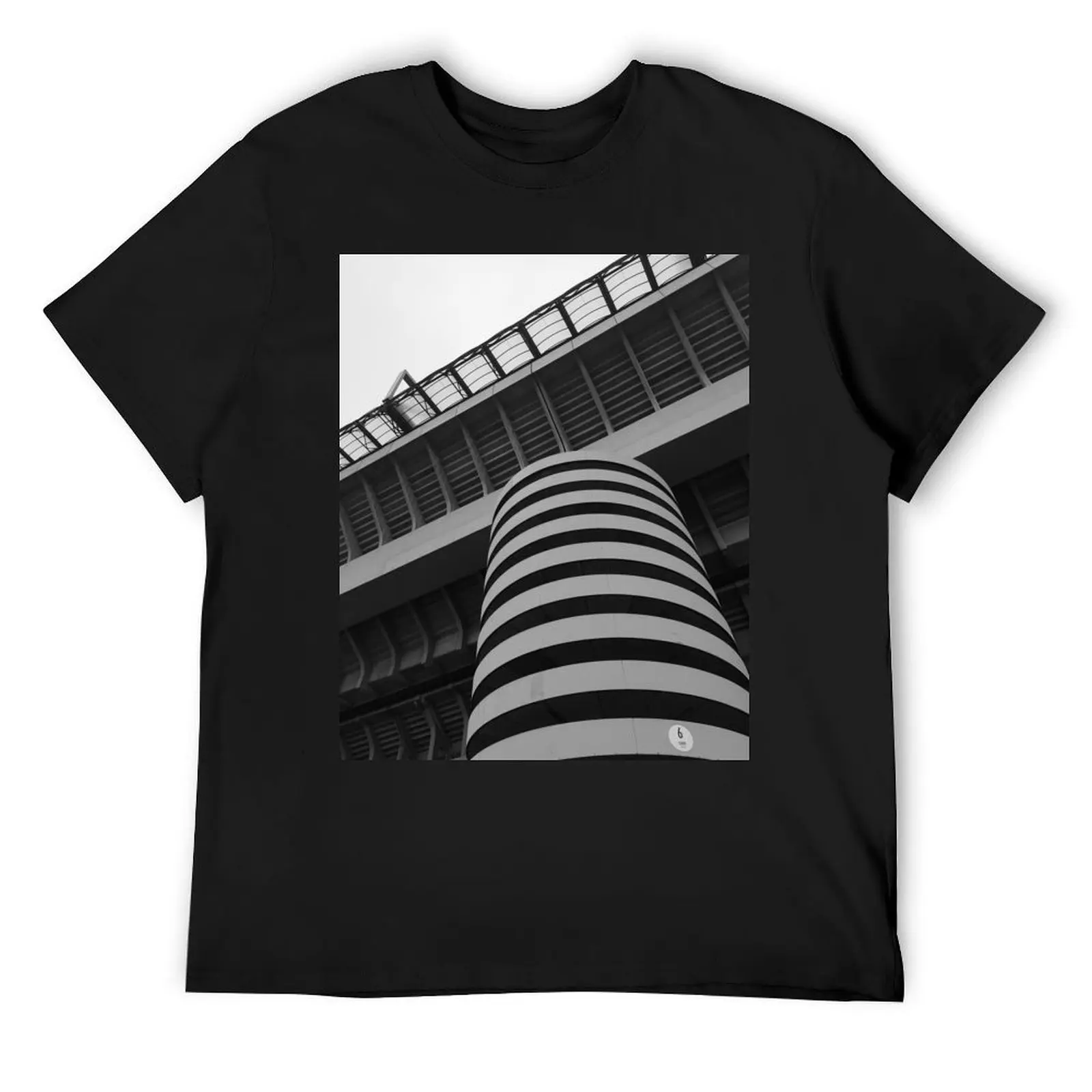 Column of the San Siro stadium - Giuseppe Meazza T-Shirt plus size tops street wear rapper graphic tees mens white t shirts