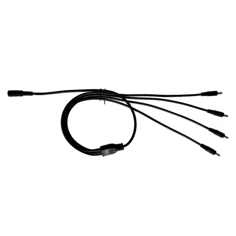 1/2/3/4 way DC кабель адаптера питания 4,0 мм x 1,7 мм 1 Женский на 1 2 3 4 фоторазъем удлинитель для видеонаблюдения