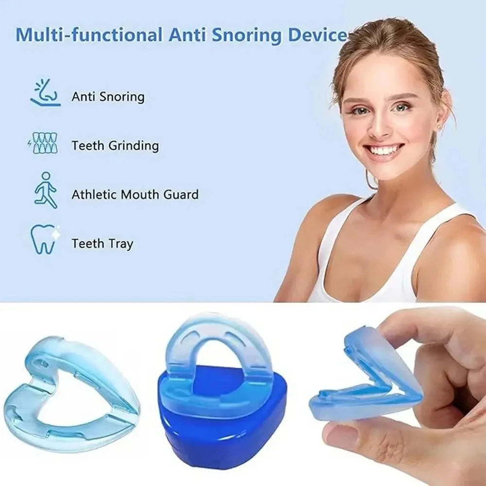 Gum Shield for Snoring Stop Anti Snoring Mouthpiece Snore Device Stopper Reduce Snoring Aid Snore Solution for Easy Breathing image 6