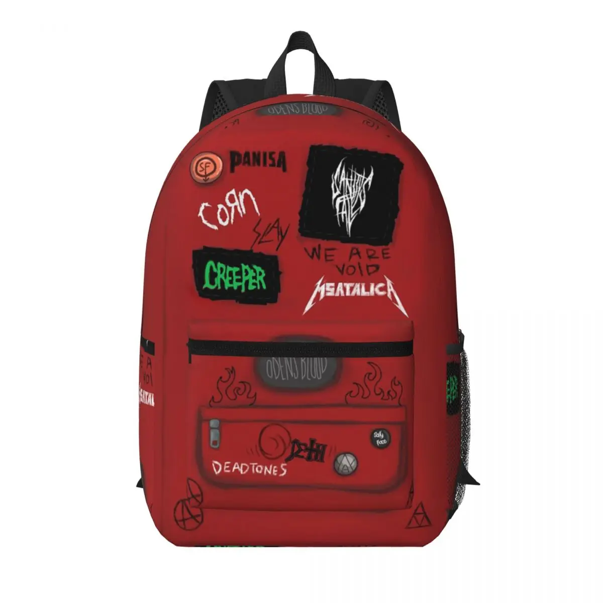 Sally Face Larry's Bag Student Backpack School Bag Hiking Travel Daypack for Men Women Bookbag Shoulder Bags