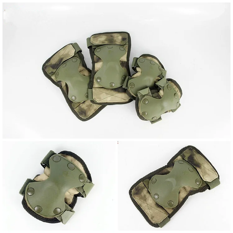 6B51 Tactical Protection Small Green Man Camouflage Knee and Elbow Pads