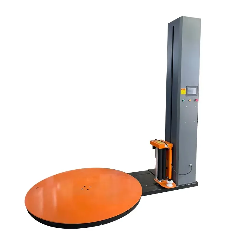 2026 Electric Automatic Column-Type Fully Automatic Stretch Wrapping Machine  Suitable for  Pallet Wrapping Operations in Indust