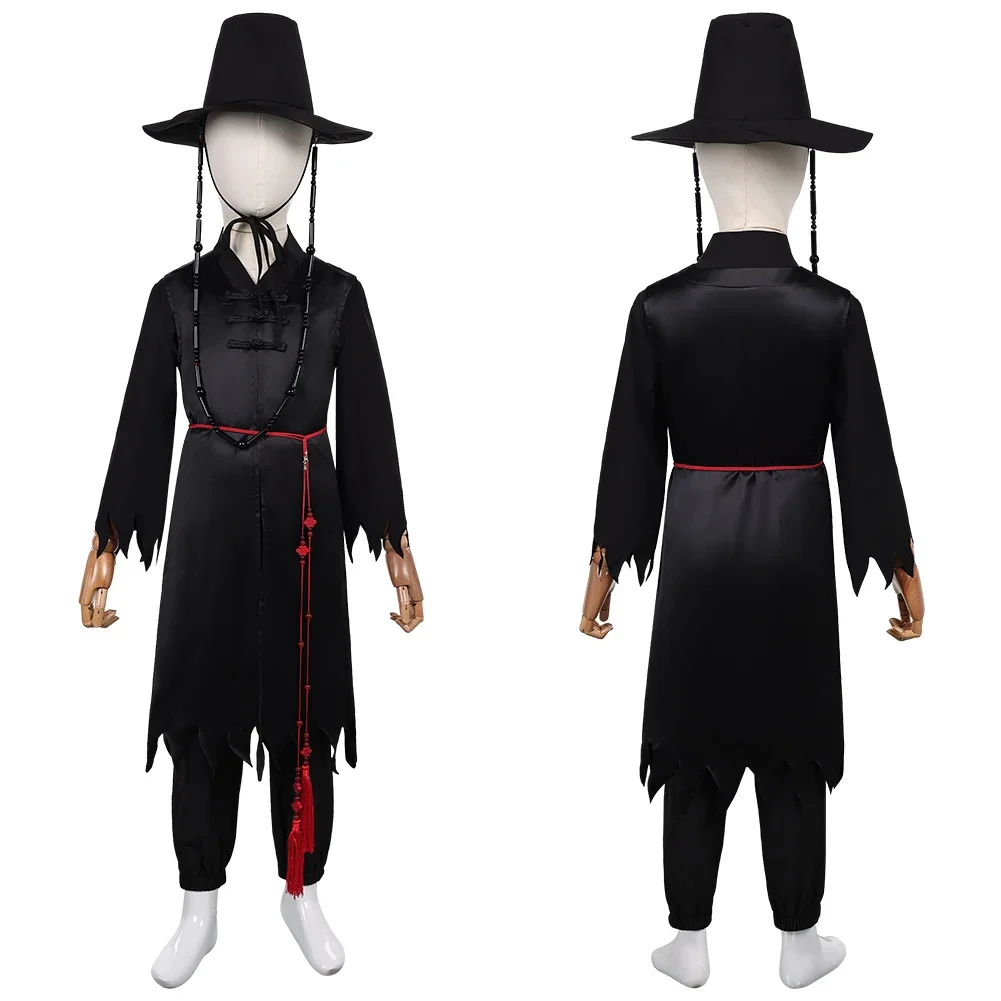 Costume de Cosplay d'halloween Jinu Saja pour enfants et adultes, chasseur de démons, chapeau, manteau, pantalon, vêtements, 2025