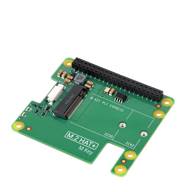 Carte d'extension pour Raspberry Pi 5 Pcie vers M.2 HAT + Nvme SSD Gen2 Gen3 pour SSD 2230 2242 Nvme M.2