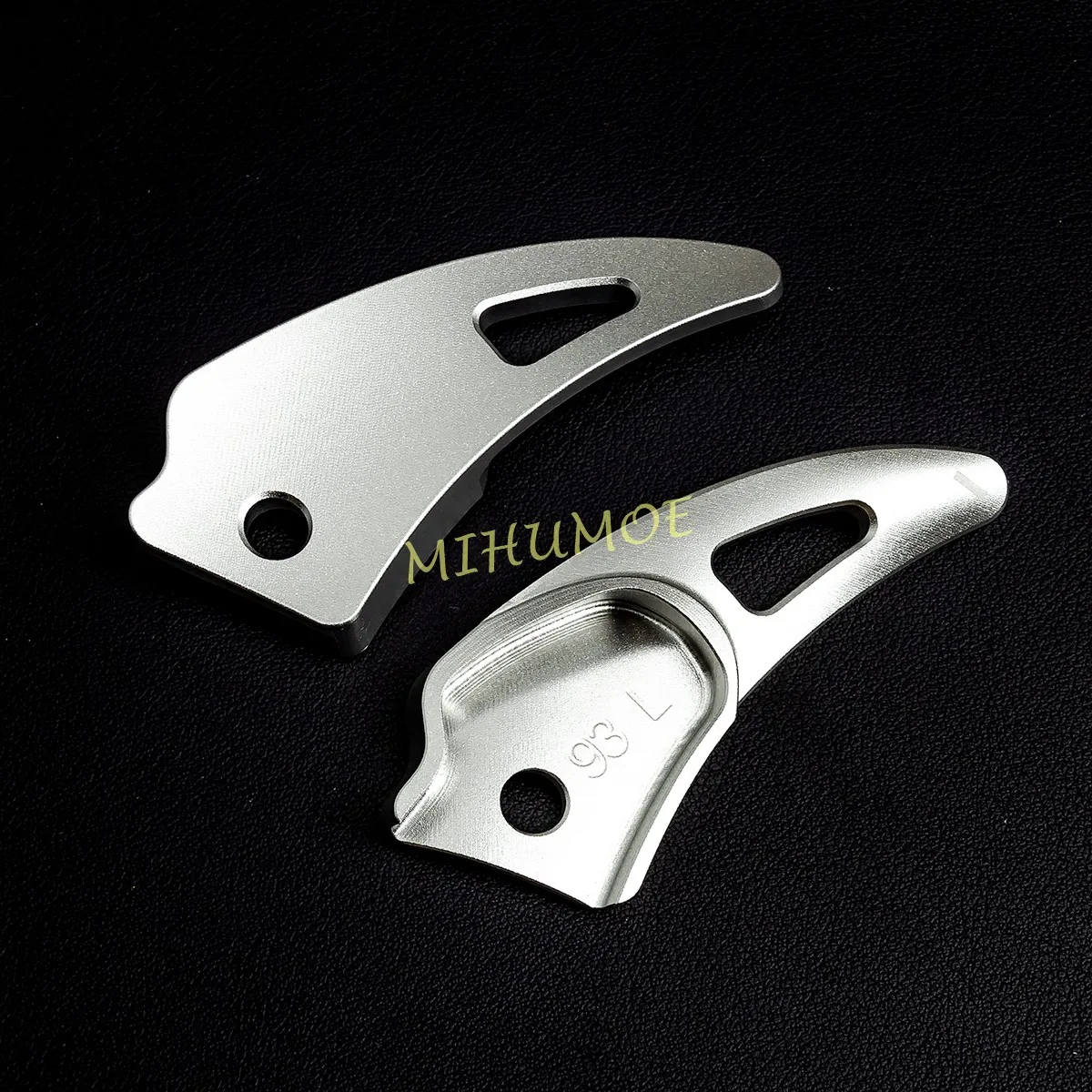 For Jeep Grand Cherokee Dodge Charger Challenger Durango SRT Silver Aluminium Interior Steering Wheel Paddle Shifter Extension