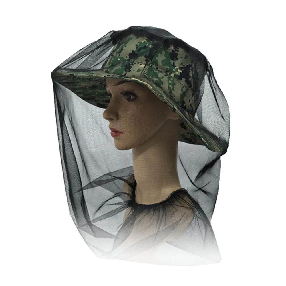 

4 Pcs Mosquito Net Outdoor Fishing Insect Proof Cap Breathable Face Neck Protector Portable Sunshade Cover for Camping