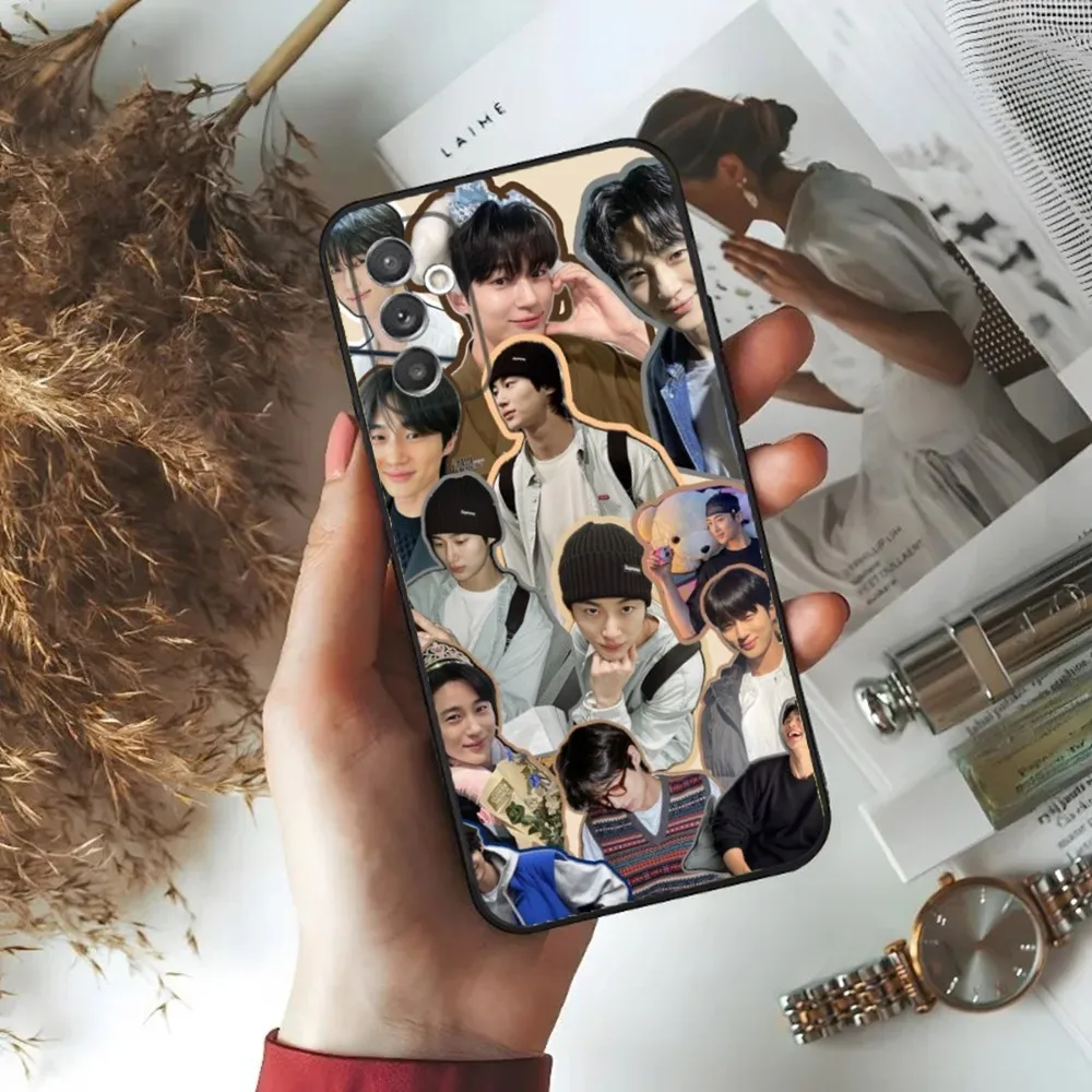 Byeon Woo Seok Korea Actor Phone Case For Samsung S24,23,22,30,21,10,9,Ultra,Plus,Lite,FE,5G Black Soft Case