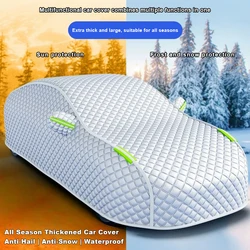All Season Thickened Car Cover Anti Hail Waterproof Snowproof Outdoor Protector for SUV Sedan