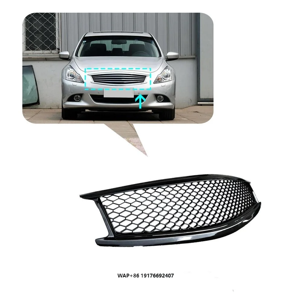 

2009-2013 forInfiniti G37 4-Door JC Style ABS Gloss Black Grille