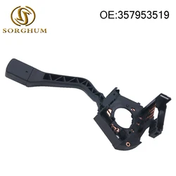 Black Wiper Switch Column For VW SEAT GOLF Mk2 JETTA II Mk PASSAT 357953519