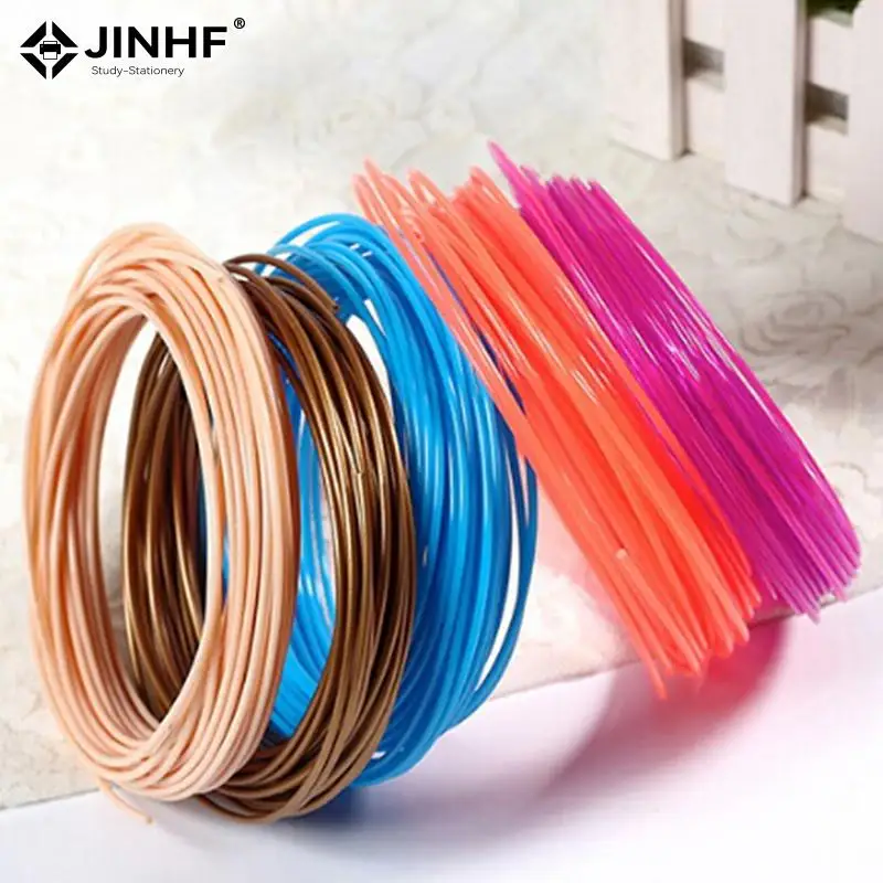 Use For 3D Printing Pen 5m 17 Colors 1.75MM ABS Filament Threads Plastic 3d Printer Materials