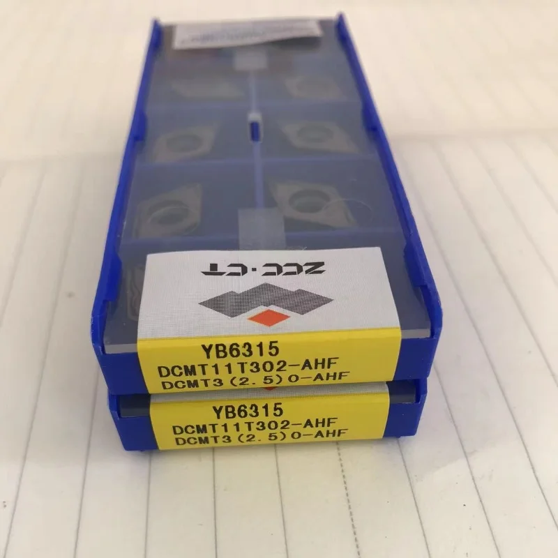 DCMT11T302-AHF YB6315 /DCMT11T304-AHF YB6315 /DCMT11T308-AHF YB6315 CNC turning blade carbide inserts Cutting Tools 10Pcs