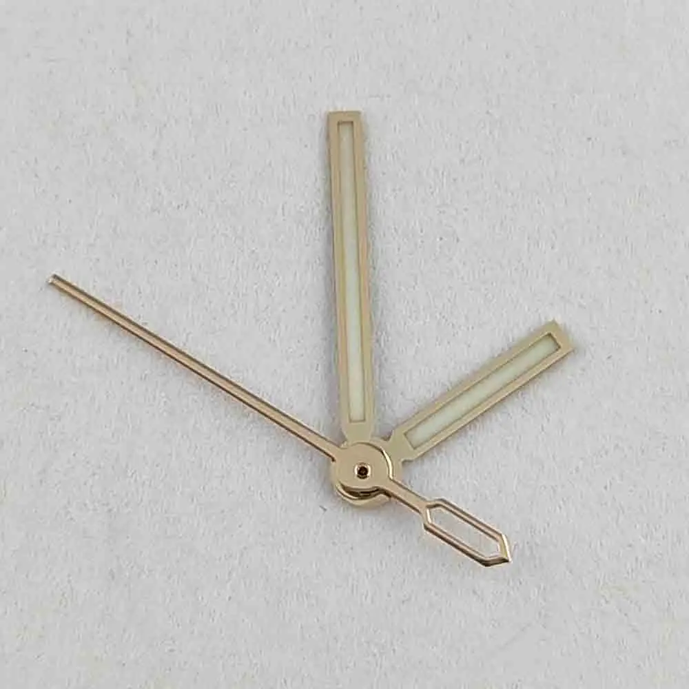 Часы NH35 Стрелки сине-зеленые Светящаяся указка мужские и женские стили размер 7,5*7,5*11,5 мм/9,5*14*14 мм