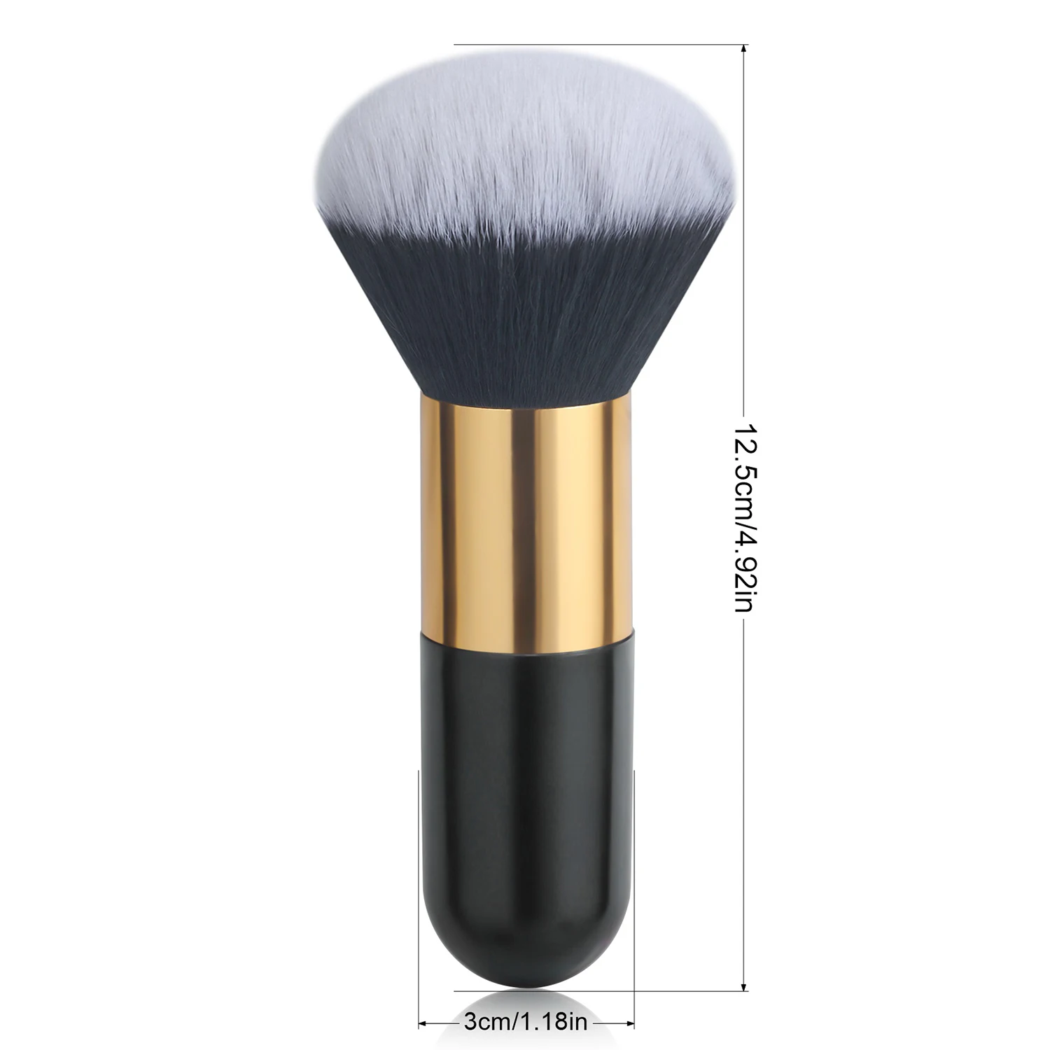 Power Makeup Brush, 1pcs Plastic	Daily  Reusable makeup brush For Making Up Supply