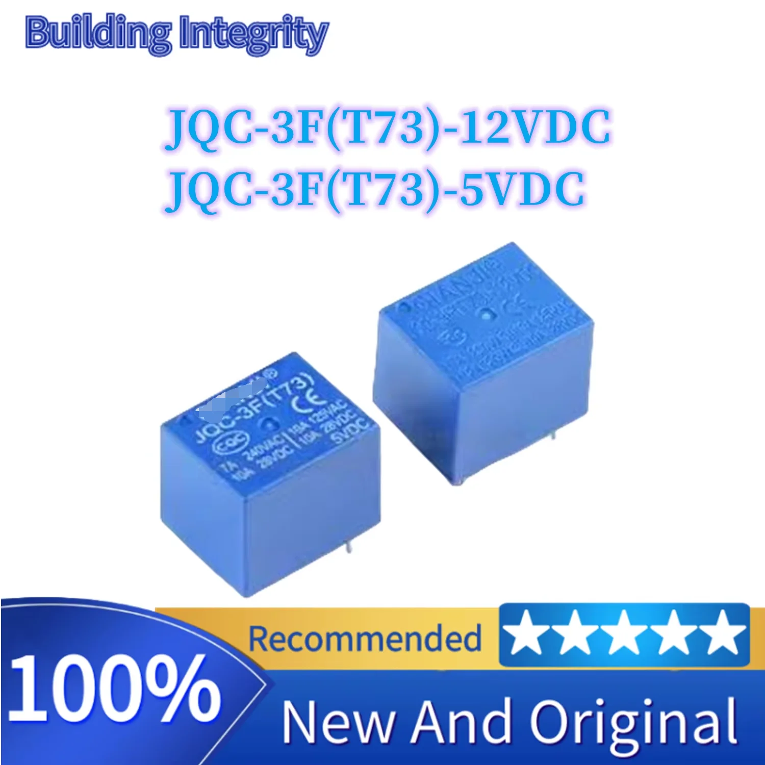 10 Pcs Jqc-3F(T73)-… - image